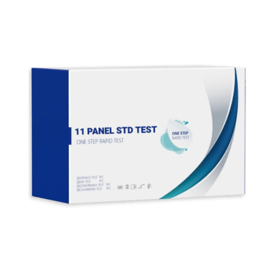 11-панельный набор для тестов на ЗППП (ВИЧ, VDRL, герпес, кандидозный гепатит, хламидиоз, гонорея)